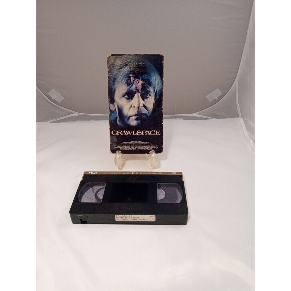Crawlspace VHS 1986 Video Rental Tape Cult Horror